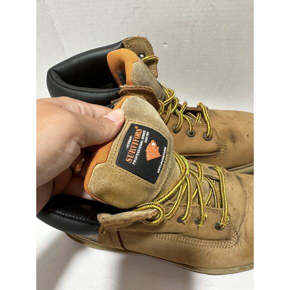 Herman Survivors Professional Series Men's Boots Leather‎ Steel Toe Size 10 Tan - Picture 5 of 15